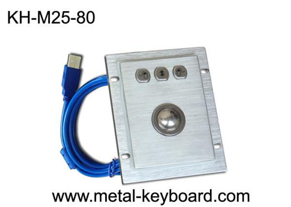 Sealed Water proof Industrial Trackball mouse , industrial pointing device