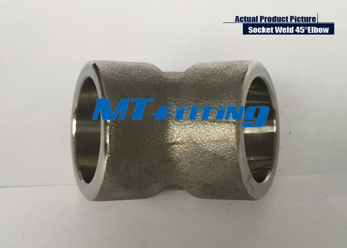 ASME B16.11 F316H / 316L Forged High Pressure Pipe Fittings / Stainless Steel Elbow