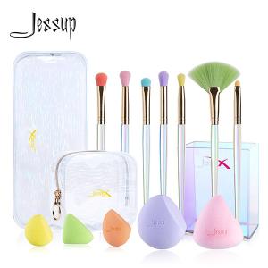 Wholesale Fantasy Synthetic Hair Jessup Makeup Brushes Set With PU Bag from china suppliers