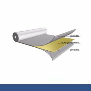 Wholesale 0.75 1.5mm 3mm Smooth Composite Geomembrane HDPE Liner Roll Tunnel Landfill from china suppliers