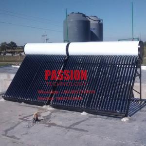 Wholesale 300L White Tank Solar Water Heater 200L Non Pressure Solar Geyser Vacuum Tube Solar Heating System from china suppliers
