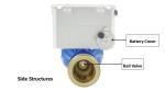 225mm Length Prepaid Water Meter , R100 Commercial Water Meter