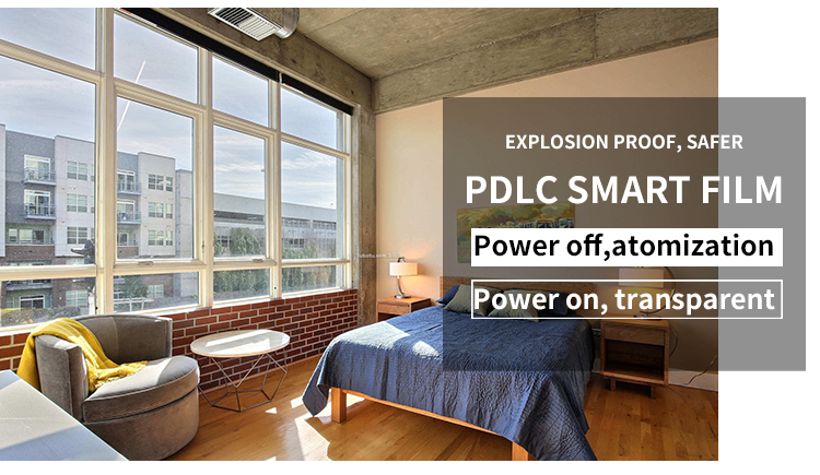 Smart PDLC Film Electric Light Control Technology Switchable Privacy Glass