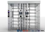Double Lane Full Height Turnstile 304 Stainless Steel Turnstiles CE Approved