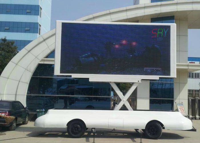 Video Outdoor 6500nits P6 Truck Mounted LED Screen Display Sychronous Control