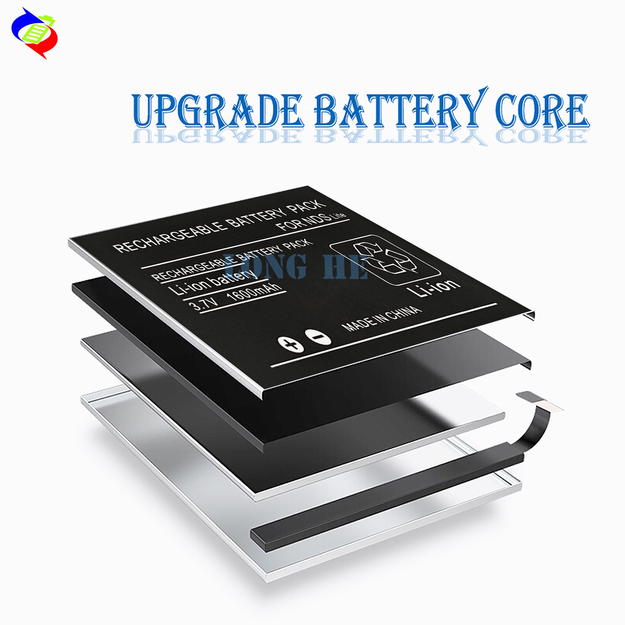 AAA Grade Dual IC Protection Li-ion Rechargeable Battery Pack for Nintendo DS Lite