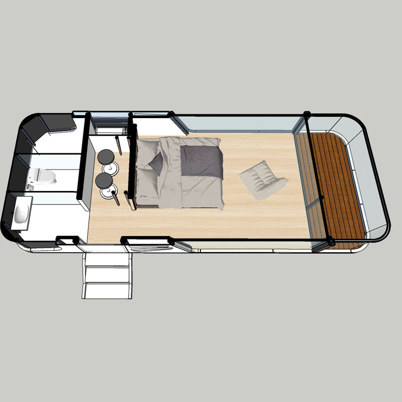 Customizable Modular Capsule House 8000kg For Your Customer Requirements Space Cabin House