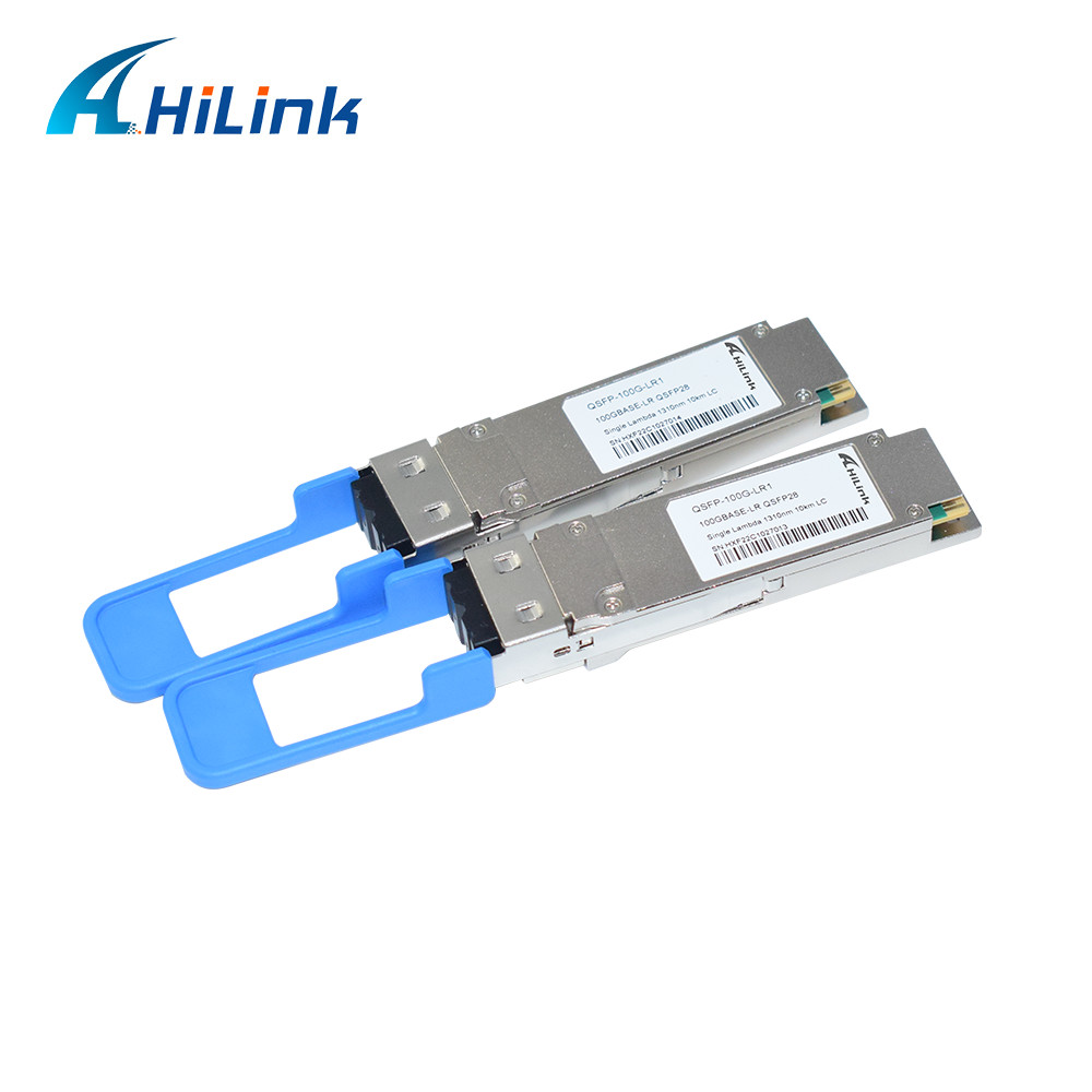 QSFP28 100G LR1 Optical Transceiver Module Single Lambda 1310nm SMF Dual LC 10KM