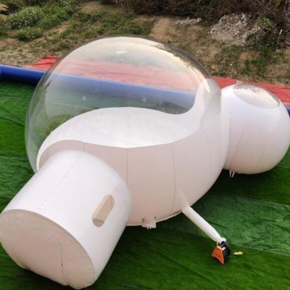Inflatable PVC Tarpaulin Clear Bubble Camping Tent Flame Retardant Inflatable