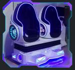 Guangzhou manufacturer vr 9d egg chair double players 19/21/43 inch screen