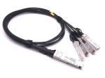 Qsfp+ Dac Copper Cable Direct Attach Cable For Communication Equipment