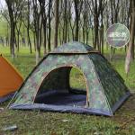 Outdoor Waterproof Camping Tent Quick Open , 3-4 People Automatic Folding Tent