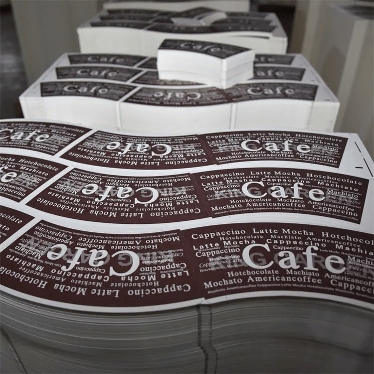 Eco Friendly Paper Cup Fan Waterproof Paper Cup Raw Material Resist High Temperature