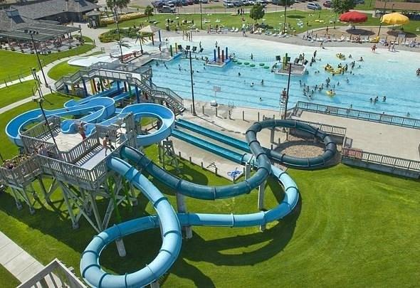 Water Play Outdoor Fiberglass Swimming Games Pool Slides Aqua Park Equipment For
