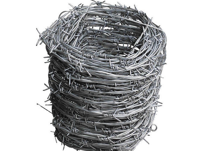 2.2mm PVC Coated Galvanised Barbed Fencing Wire In 9Kg Roll