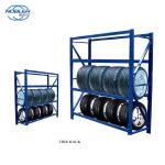 Customized Powder Coating Steel Pallet Tyre Rack Storage Stacking Truck Tire