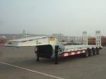 100ton Low loader semi trailer 4 axles