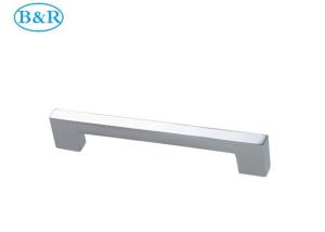 Wholesale B02 Furniture Fittings Aluminum Alloy Handles Nickel Brushed Hole Distance 160mm from china suppliers