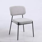 Customization Fashionable Modern Metal Dining Chairs ISO9001 Certification