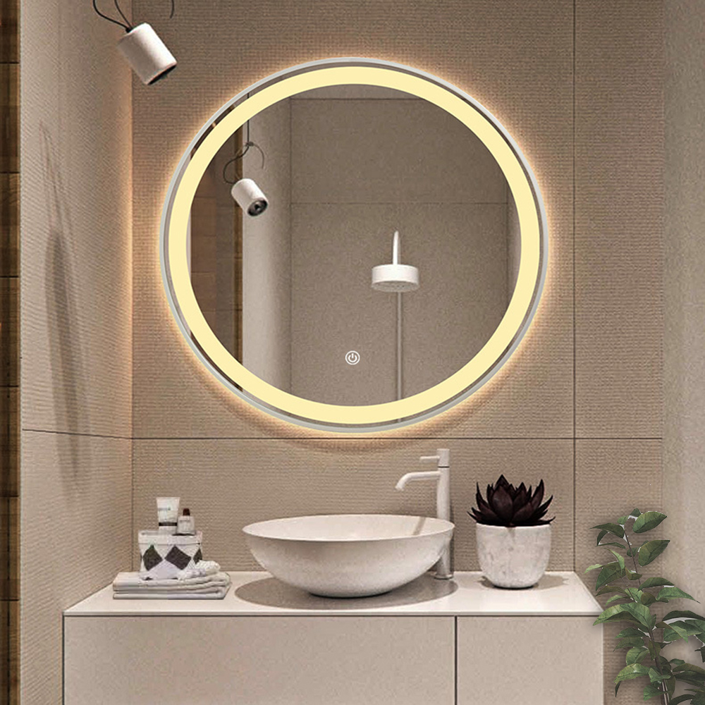 Touch Switch Led Mirror Smart Fitness Waterproof Bathroom Backlit Glass Bath Sticker