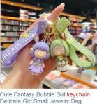 Cartoon Bear Keychain Cute Crystal Keychain Suitable for Car Keys Bag Ornaments