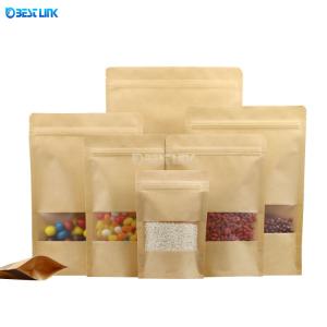 Wholesale Kraft Coffee Standing Pouch Anti Leakage Food Foil Kraft Paper Bags from china suppliers