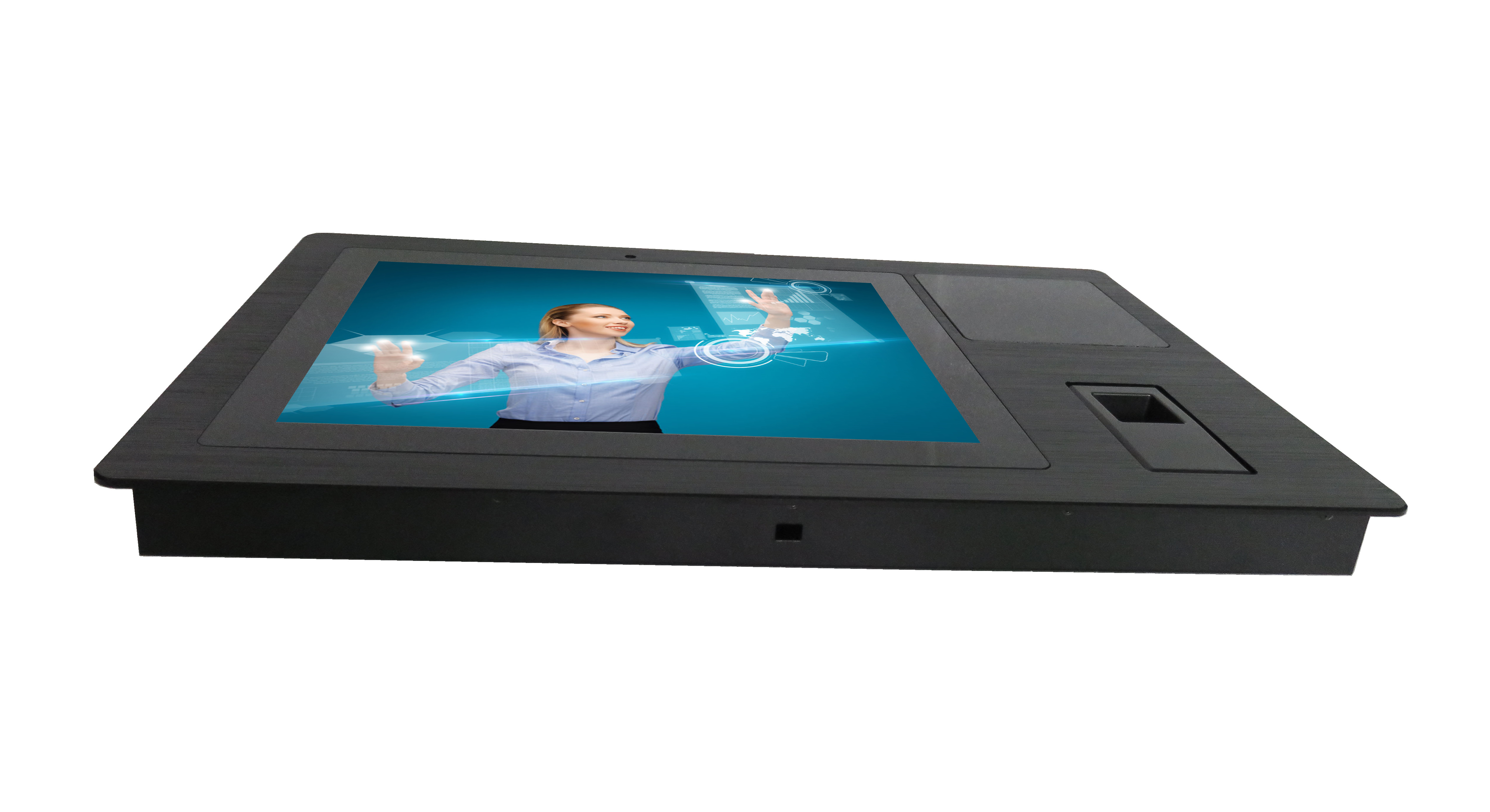 Android panel PC with RFID NFC card reader finger recogniction