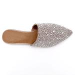 Summer Chic Ladies Flat Sandals With Rubber Sole Material OEM