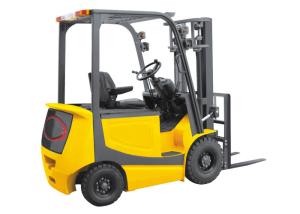 Wholesale Yellow Industrial Lift Truck , Battery Powered Forklift With Two Lifting Cylinder from china suppliers