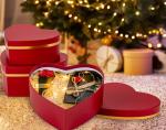 Custom Order Luxury Love Heart Shape Cosmetics Gift Packaging Paper Box For