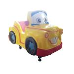 Electric Video Games Kiddie Swing Car Fiber Glass Cabinet Material