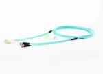 LC - ST Fiber Optic Patch Cables 6 Cores MM 50 / 125 Fanout 2mm Tails Multifiber