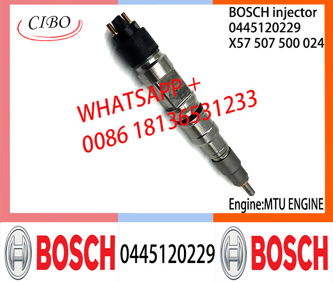 BOSCH 0445120229 X57507500024 Neutral Fuel Injector Assembly 0445120229 X57507500024 For MTU