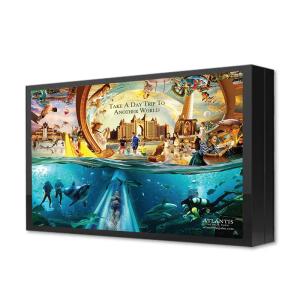 Wholesale 65 inch wall-mounted horizontal screen air-cooled outdoor ip65 digital signage metal case from china suppliers
