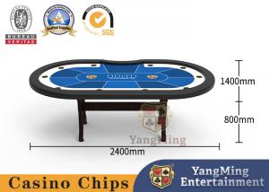 Wholesale Customized Design Gambling Table For Poker Matches Texas H Shaped Table Legs Solid Wood from china suppliers