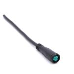 PVC Waterproof Cable Connectors M8 Push Lock For Electric Bike