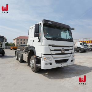 Wholesale SINOTRUK HOWO New Red Heavy Duty 6x4 Tractor Trailer Head Truck from china suppliers