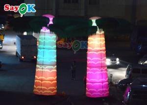 Wholesale 190t Oxford Cloth Inflatable Stage Decoration Artificial Airblowing Coconut Palm Tree from china suppliers