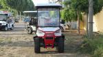 Classic Red And White Color 2+2 Lithium Battery Electric Golf Cart Supports