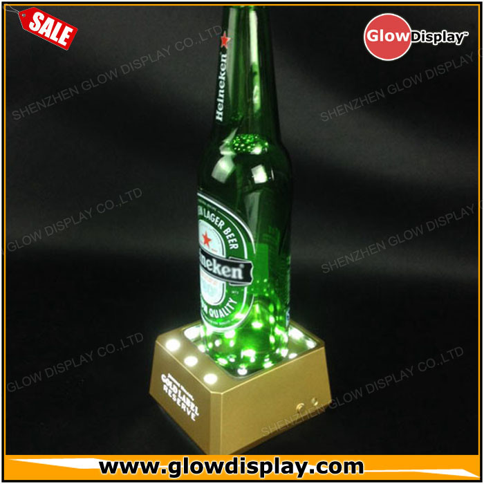 Johnnie Walker Gold Label Reserve bottle glorifier led light base bottle display