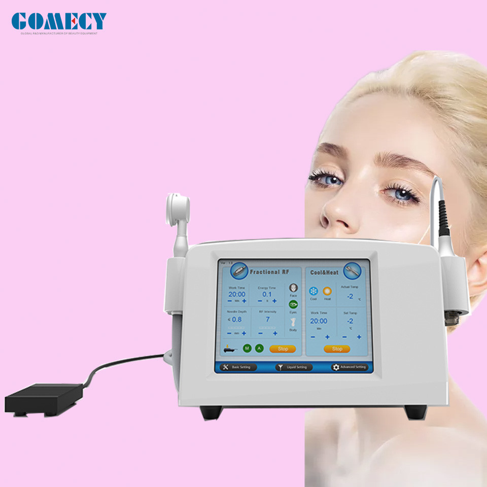 Electric Face Whitening Skin Tightening Rejuvenation Microneedling Rf Machine Wireless