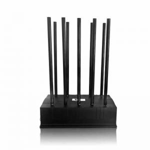 China 10 Channel RF UHF VHF Phone Wifi Signal Jammer Blocker for Phone Shield Device on sale