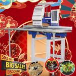 HO1501L free shipping 15 needle 360*1200mm single head computer embroidery