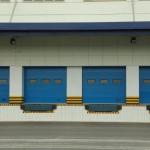 Color Coated Industrial Sectional Overhead Door Steel Dock Doors Aluminum Alloy