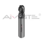 R10 Four Flute End Mill 0.4μm Carbide Ball End Mill H6 For Steel