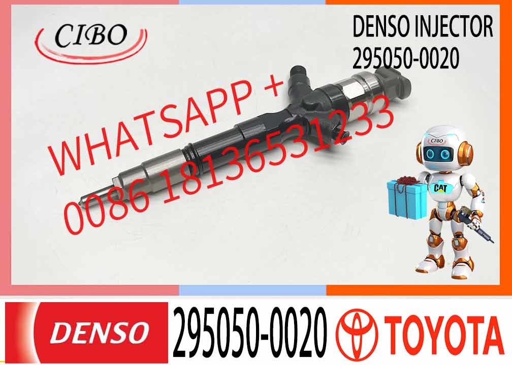 Diesel Fuel Common Rail Injector 295050-0020 295050-0100 23670-30390 23670-39395 23670-30190 For Toyota