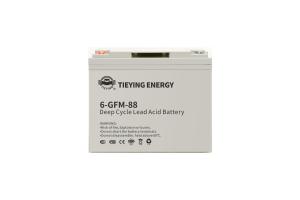 Wholesale Cleaning Vehicle Lead Acid Battery 6-GFM-88Ah 12V 24+-0.5kg Weight Forklift Lead Acid Battery from china suppliers