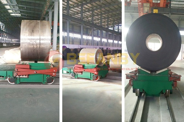 25t Electric On-Rail Material Handling Equipment For Steel Coils Transporting