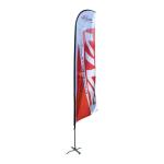 Advertising Barber Feather Flag Single Double Sides Printing