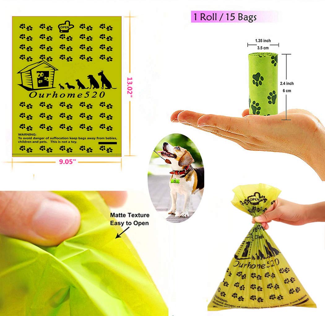 Eco Friendly Biodegradable Cat Litter Disposal Bags With Dispenser